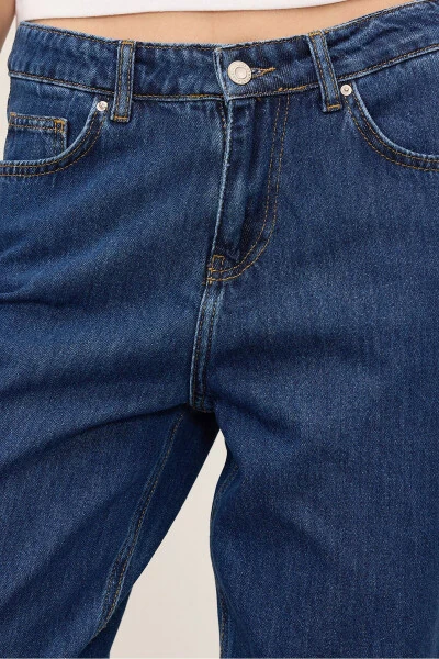 Высокие джинсы Mom Jean Pn5862-1-pns - 3