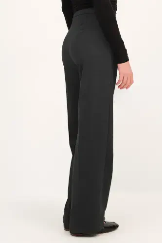 Высокие Широкие Брюки Pn8130 - Dk14 - 5