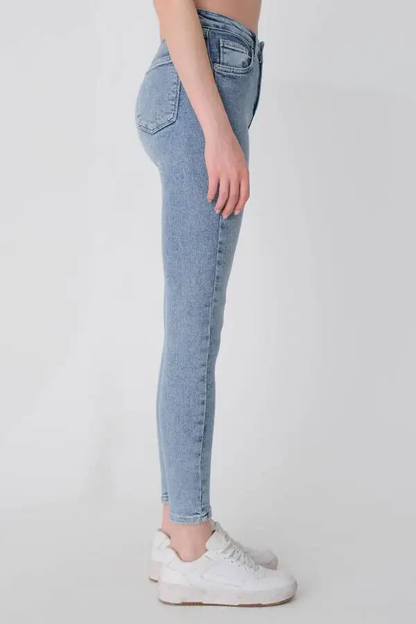 Высокие skinny джинсы Pn6578-pnp - 4