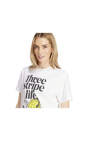 W Positive T Women's Everyday T-Shirt IX6455 White - 5