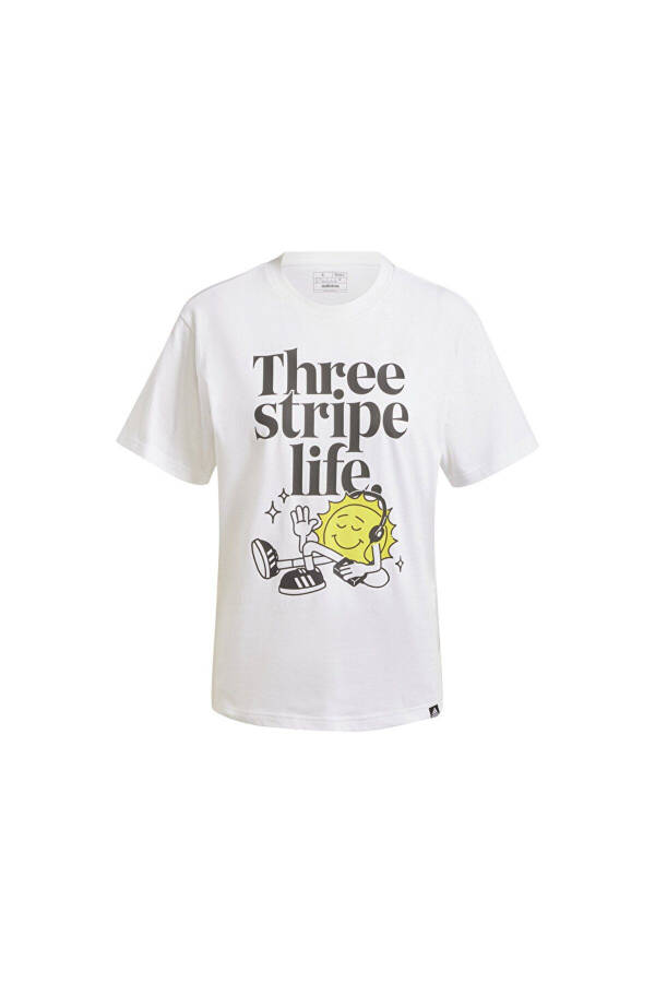 W Positive T Women's Everyday T-Shirt IX6455 White - 4