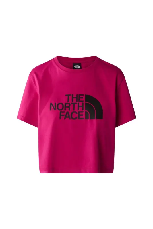 W S/S CROPPED EASY TEE T-Shirt NF0A87NAPYI1 Pink-M - 1