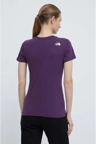 W S/s Simple Dome Slim Tee Ayollar uchun Futbolka Nf0a87nhv6v1 - THE NORTH FACE (1)
