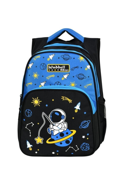 Waddell Astronaut Elementary School Backpack with Lunch Bag - 2