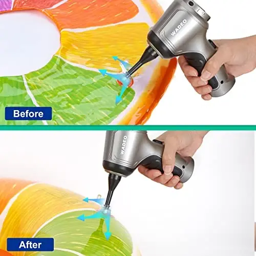 WADEO Handheld Vacuum Cordless, 9000PA Car Vacuum Portable Cordless, Mini Vacuum Cleaner, 0.7lb Ultra-Light, 4-in-1 Versatile Rechargeable Handheld Vacuum for Car, Home, Pet Hair Cleaning - 6