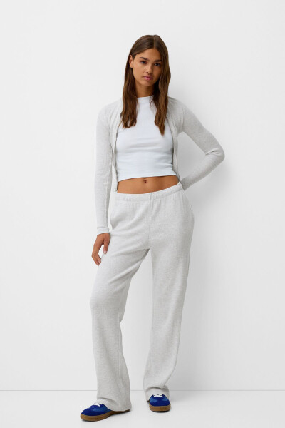 Waffle Knit Trousers - 2