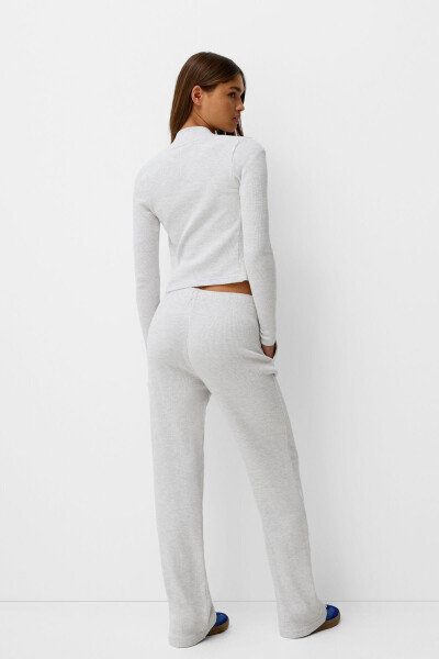 Waffle Knit Trousers - 4