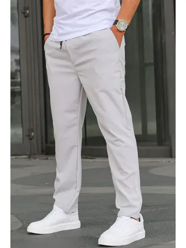 Waffle Kumaş Siyah Basic Erkek Pantolon 6513-Gri - LC WAIKIKI (1)