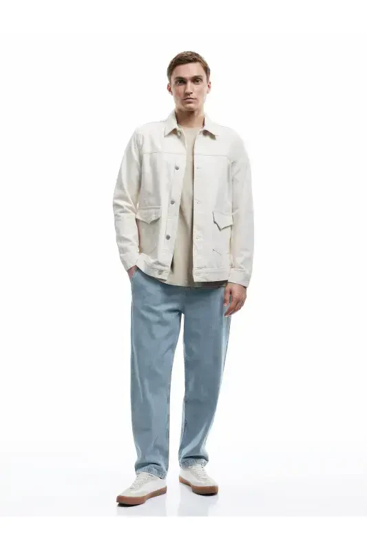 Waist Belted Pocket Detailed Cotton Relaxed Fit Jogg - Modazone