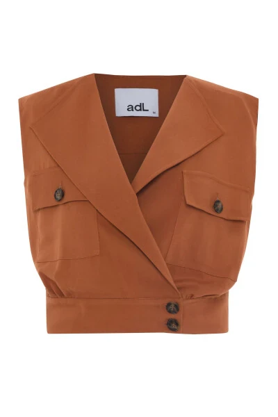 Waist Buttoned Vest - 6