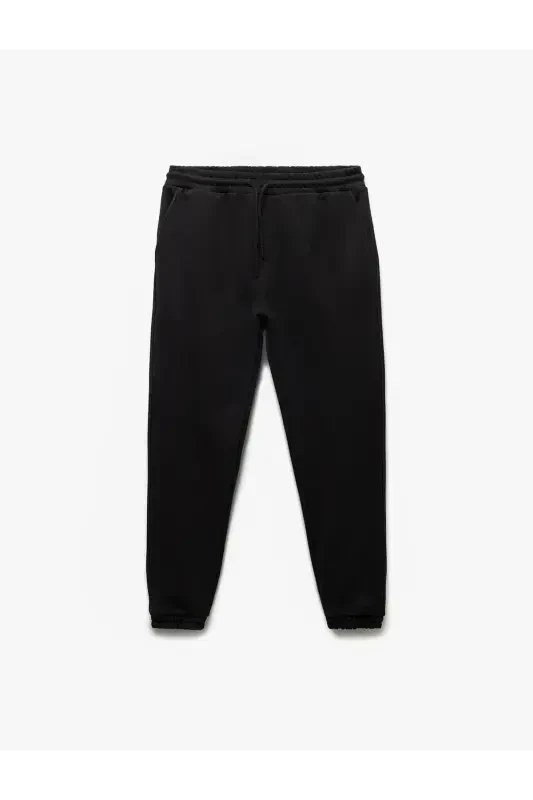 Waistband Tie Chino Pocket Cotton Jogger Pants - 3