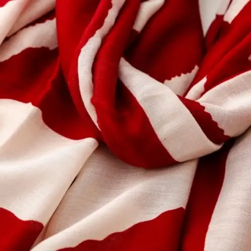 WaJuemy Travel Boho Scarf for Women Casual Lightweight PasModazoneina Scarves Fashion Multicolor Shawl Wraps with Fringed Beads - 5