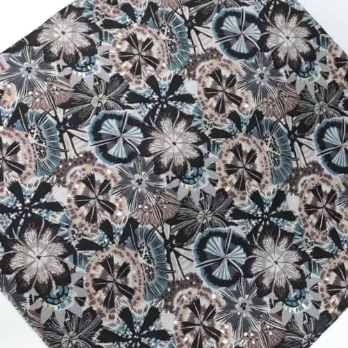 WaJuemy Travel Boho Scarf for Women Casual Lightweight PasModazoneina Scarves Fashion Multicolor Shawl Wraps with Fringed Beads - 3