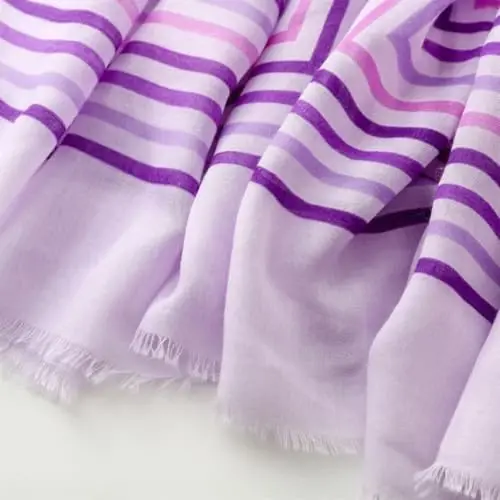 WaJuemy Seyahat Boho Eşarp Kadınlar için Günlük Hafif PasModazoneina Eşarplar Moda Çok Renkli Şal Saçaklı Boncuklu Sarar - 4