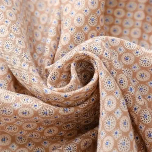 WaJuemy Travel Boho Scarf for Women Casual Lightweight PasModazoneina Scarves Fashion Multicolor Shawl Wraps with Fringed Beads - 6