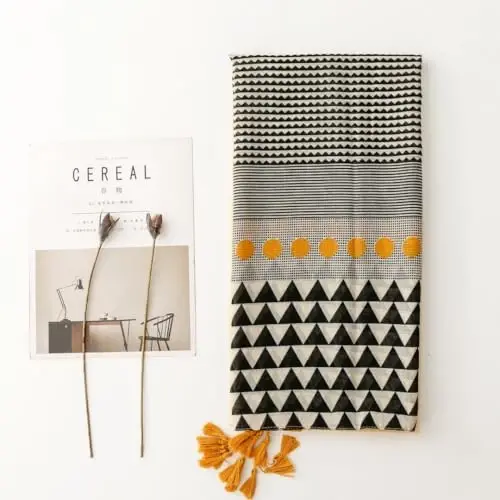 WaJuemy Travel Boho Scarf for Women Casual Lightweight PasModazoneina Scarves Fashion Multicolor Shawl Wraps with Fringed Beads - 3