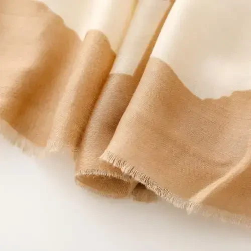 WaJuemy Travel Boho Scarf for Women Casual Lightweight PasModazoneina Scarves Fashion Multicolor Shawl Wraps with Fringed Beads - 6