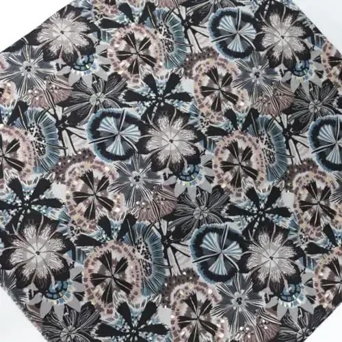 WaJuemy Travel Boho Scarf for Women Casual Lightweight PasModazoneina Scarves Fashion Multicolor Shawl Wraps with Fringed Beads - 3