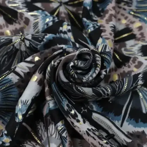 WaJuemy Travel Boho Scarf for Women Casual Lightweight PasModazoneina Scarves Fashion Multicolor Shawl Wraps with Fringed Beads - 4