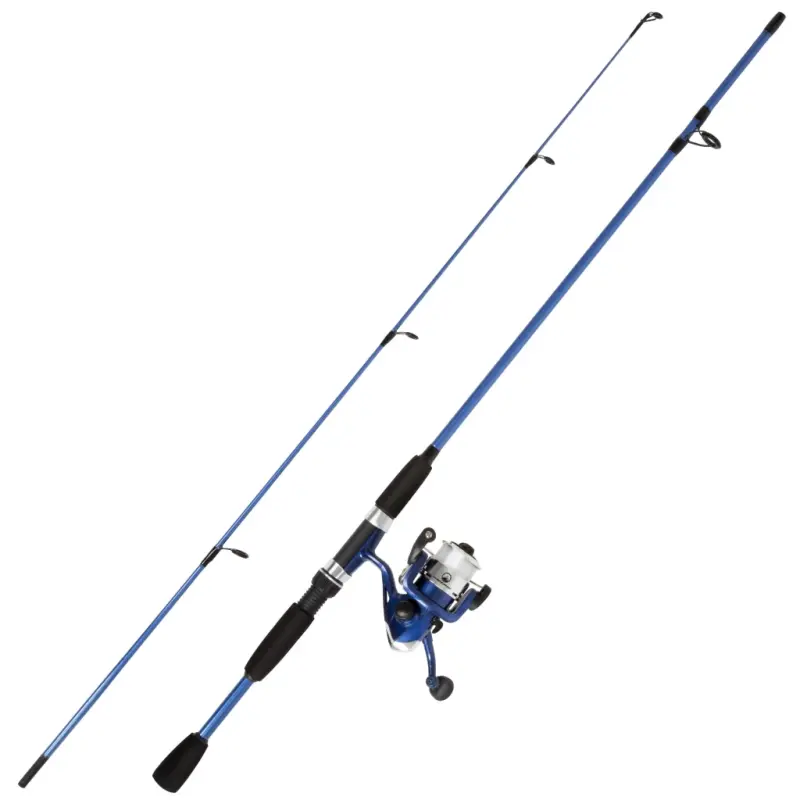 Wakeman Swarm Series Fishing Spinning Rod and Reel Combo (Blue)-BLUEMETALLIC - 2
