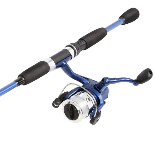 Wakeman Swarm Series Fishing Spinning Rod and Reel Combo (Blue)-BLUEMETALLIC - 3