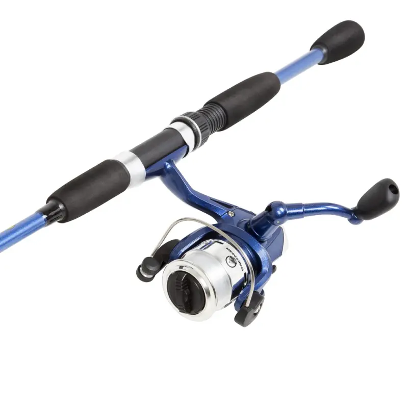 Wakeman Swarm Series Fishing Spinning Rod and Reel Combo (Blue)-BLUEMETALLIC - 3