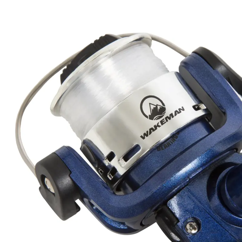 Wakeman Swarm Series Fishing Spinning Rod and Reel Combo (Blue)-BLUEMETALLIC - 4