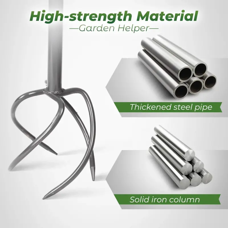 Walensee Twist Tiller for Garden, Claw Cultivator Tool - 4