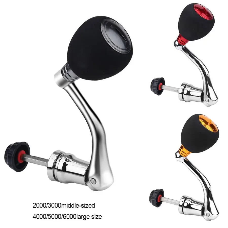 WALFRONT Baliq ovlash g'altagich uchun metall tebranish qo'li tutqichli g'altakni almashtirish kuchi tutqichi, g'altak aksessuari, g'altakni almashtirish tutqichi - 1