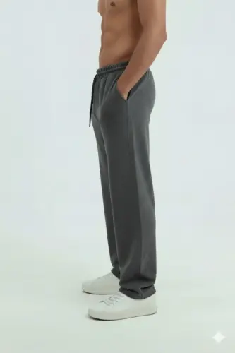 Walker Baggy 4-Pack Oversize Sweatpants Wide Leg 2 Thread Medium Thickness Long (ORIGINAL FIT)-BlackGrayNavyBlue Smoke - 6