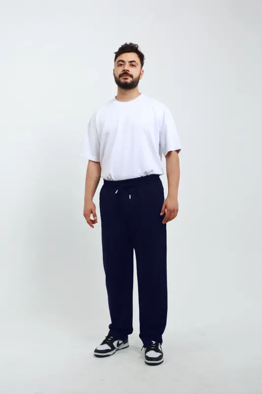 Walker Baggy Oversize Sport shim Bol Pach 2 Ip Orta Qalin Uzun (ASL Shakli) -To'q ko'k - 3