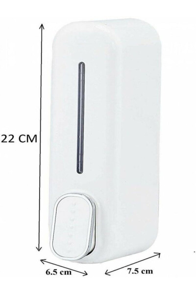 Wall Mounted Push-Type Liquid Soap Dishwashing Detergent Bottle Liquid Soap Dispenser 350ml 1 PIECE WHITE - 20