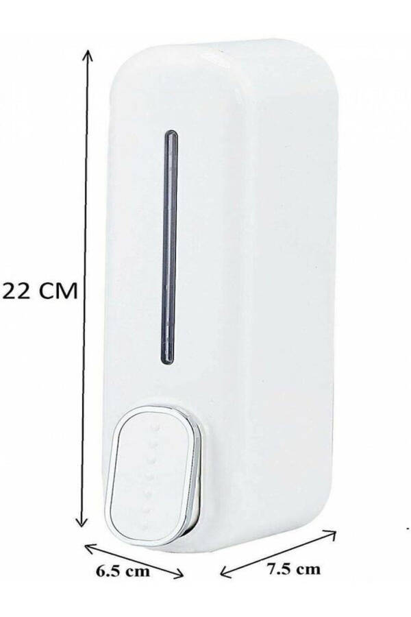 Wall Mounted Push-Type Liquid Soap Dishwashing Detergent Bottle Liquid Soap Dispenser 350ml 1 PIECE WHITE - 14