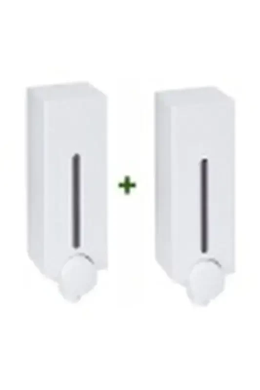 Wall Mounted Push-Type Liquid Soap Dishwashing Detergent Bottle Liquid Soap Dispenser 350ml 1 PIECE WHITE - 2