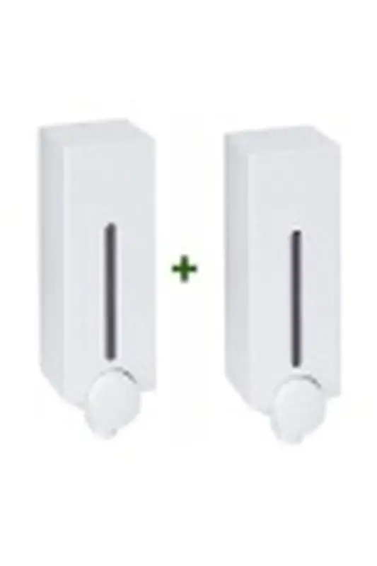 Wall Mounted Push-Type Liquid Soap Dishwashing Detergent Bottle Liquid Soap Dispenser 350ml 1 PIECE WHITE - 2