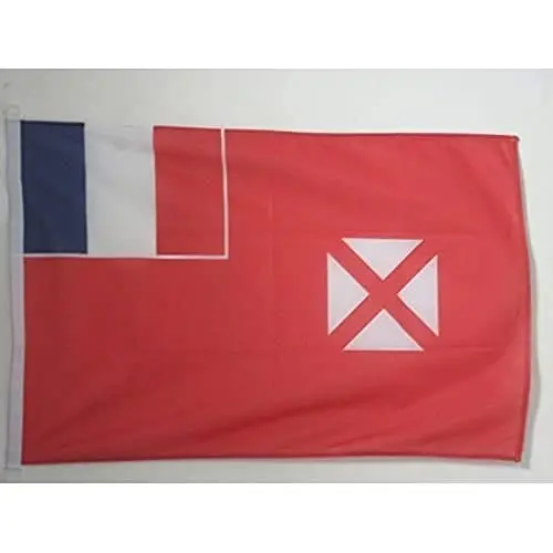 Wallis and Futuna NAUTICAL Flag 18'' x 12'' - Wallisian - Futunan flags 30 x 45 cm. - Banner 12x18 in for boat - AZ FLAG 