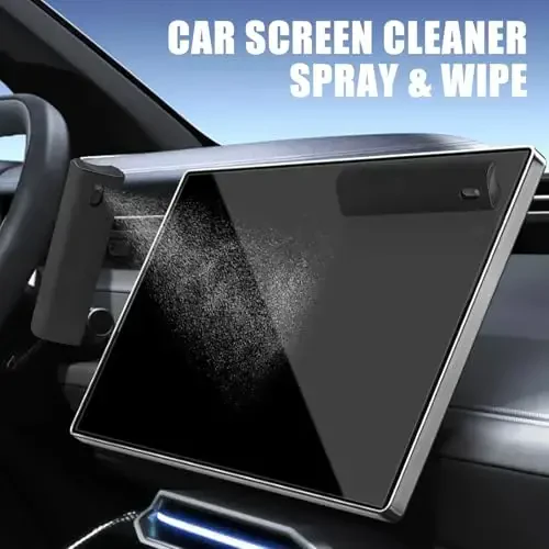 walrfid 2 Pack Car Screen Cleaner, Computer Screen Cleaner Spray and Wipe, Laptop Cleaning Mist Kit for Electronic iPad, iPhone, Phone, MacBook, TV, Monitor, Tablet Display, with Graffiti Case, Black - 6