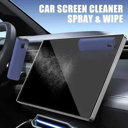 walrfid Car Screen Cleaner Spray and Wipe, Laptop Touchscreen Mist Cleaning Kit for Electronics Computer, iPad, Cellphone, MacBook, TV, Monitor, Tablet Display, with Black Graffiti Case - Dark Blue - 5