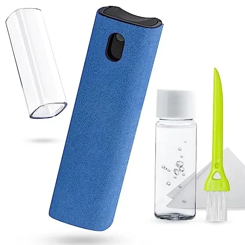 walrfid Car Screen Cleaner Spray, Electronic Touchscreen Mist Cleaning Brush Kit for TV, Laptop, iPad, iPhone, Cellphone, MacBook Pro, Tablet, PC, Computer, Monitor, LCD Screens, Eyeglasses - Cream - 1