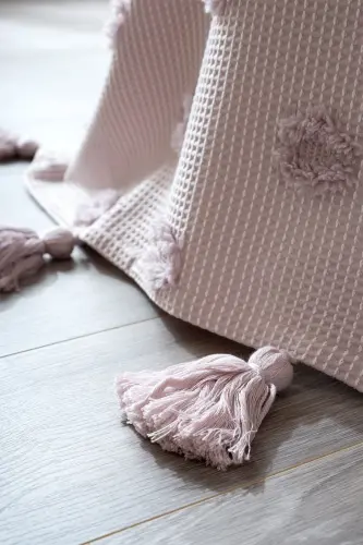Wanda Lila Double Bed Fringe Throw 220x240 5025 - 6