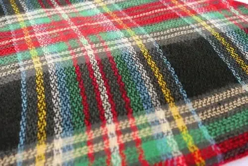 Wander Agio Ayollar Issiq Uzun Ro'mol Qishki O'ralgan Katta Sharflar Trikotaj CasModazoneere His Plaid Triangle Sharf - 2