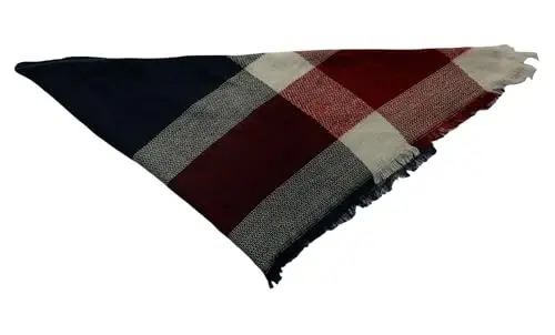 Wander Agio Ayollar Issiq Uzun Shol Qishki O'ramlar Katta Sharflar Naqshli CasModazoneere His Plaid Uchburchak Sharf - 3