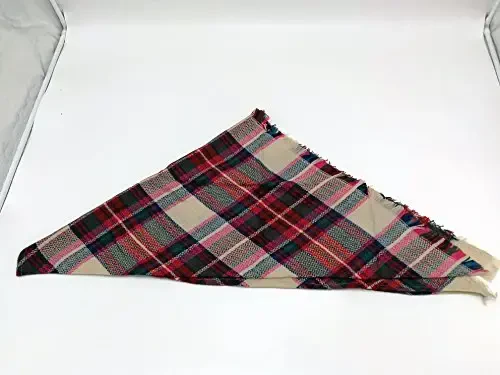 Wander Agio Ayollar uchun issiq uzun ro'mol Qishki o'ralgan katta sharflar Trikotaj CasModazoneere his Plaid Triangle Ro'mol - 4