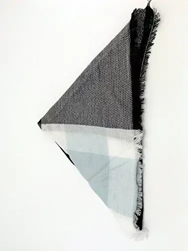 Wander Agio ayollar uchun issiq uzun roʻmol qishki oʻralmalar katta sharflar trikotaj CasModazoneere Feel Plaid Triangle roʻmol - 4