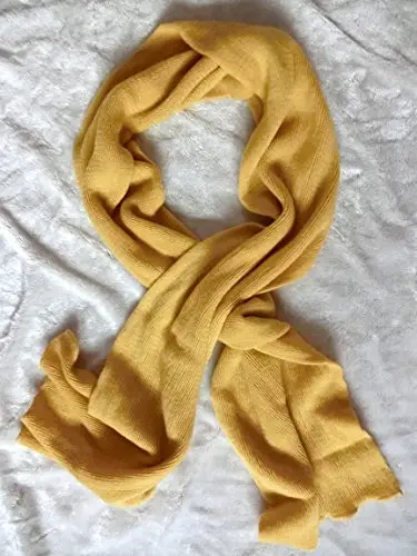 Wander Agio Women's Warm Scarves Long Shawl Winter Warm Large Scarf Pure Color - 2
