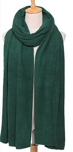 Wander Agio Womens Warm Winter Infinity Scarves Set Blanket Scarf Pure Color - 4