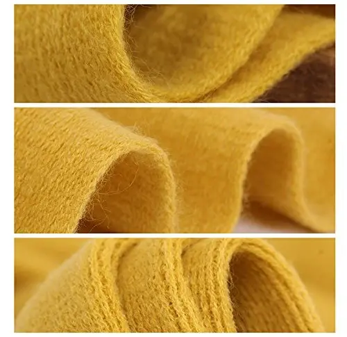 Wander Agio Womens Warm Winter Infinity Scarves Set Blanket Scarf Pure Color - 7