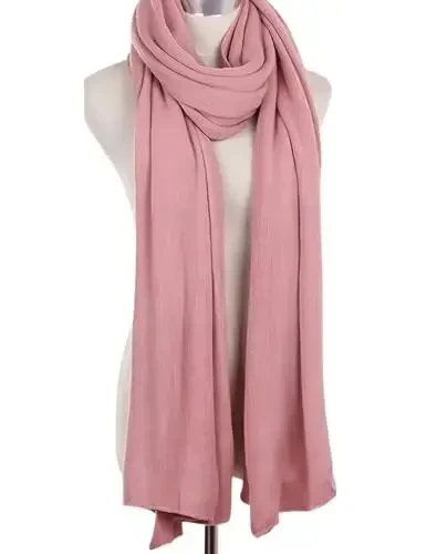 Wander Agio Womens Warm Winter Infinity Scarves Set Blanket Scarf Pure Color - 3