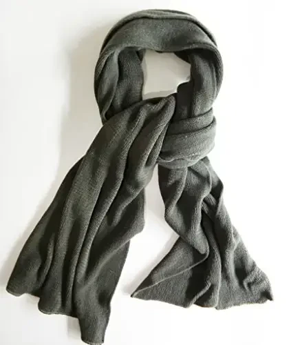 Wander Agio Womens Warm Winter Infinity Scarves Set Blanket Scarf Pure Color - 2