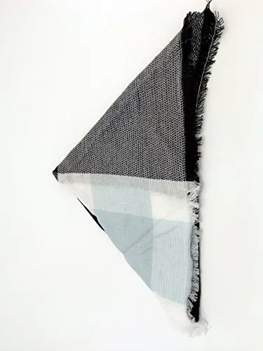 Wander Agio Womens Warm Long Shawl Winter Wraps Large Scarves Knit CasModazoneere Feel Plaid Triangle Scarf - 4